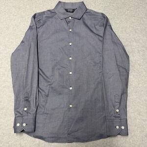 Under 5'10 Shirt Mens Medium Blue Chambray Button Up Long Sleeve Casual